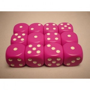 16mm D6 Opaque LightPurple White
